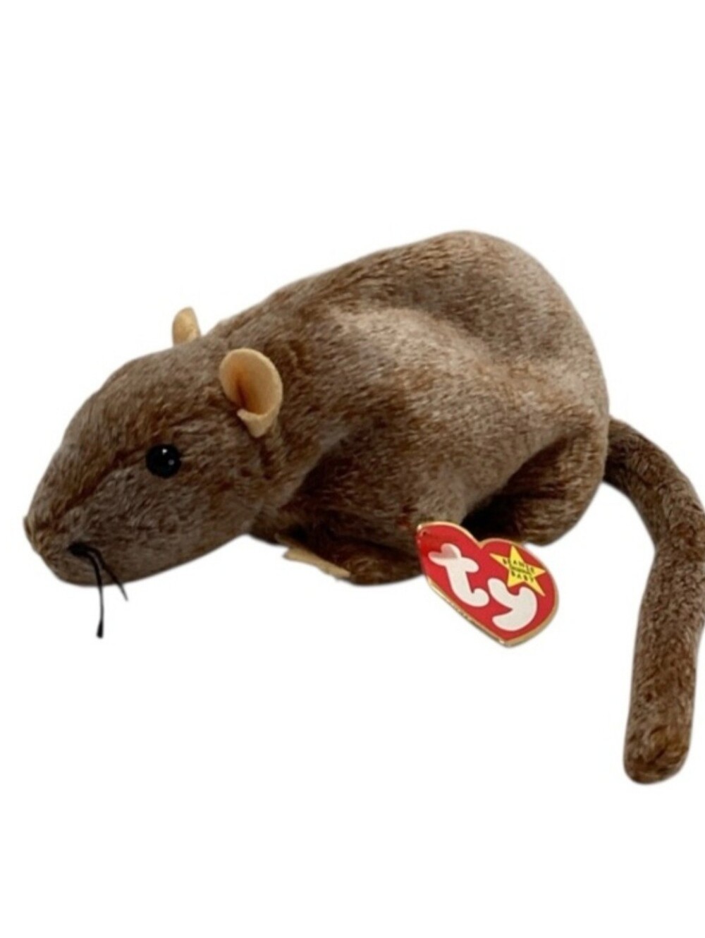 💚 TY “Tiptoe” Beanie Baby Rat - NWT